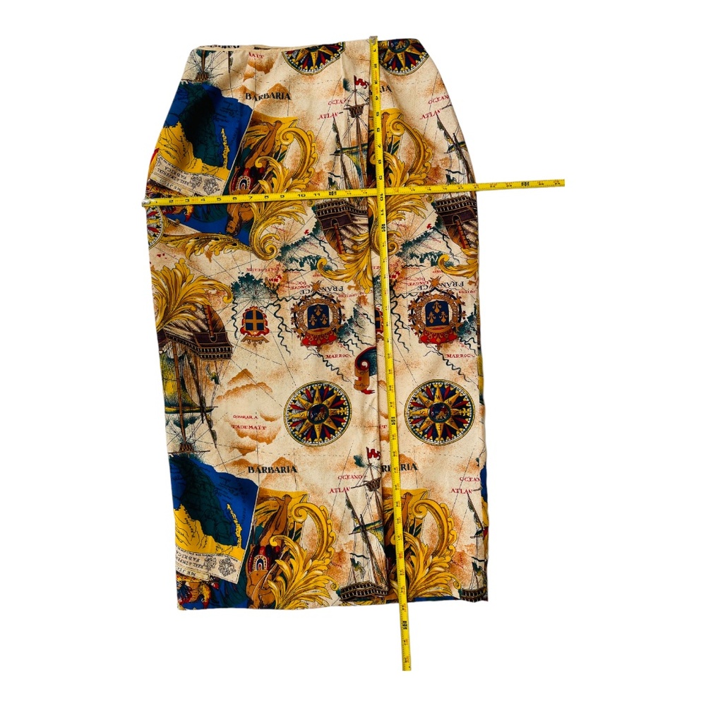 Vintage Women's Preston & York Vintage American Flag Map Nautical Wrap Straight - Picture 3 of 16